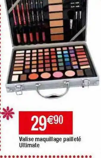 Migros Valise maquillage pailleté ultimate offre