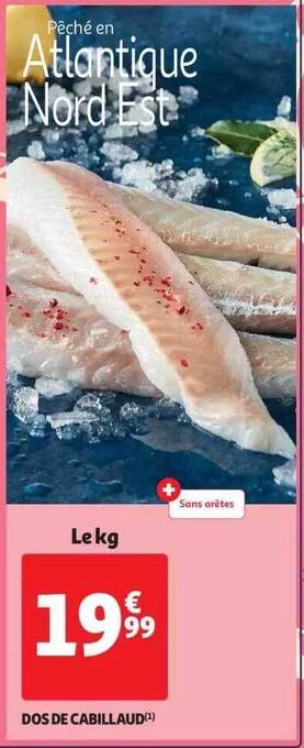 Auchan Dos de cabillaud offre