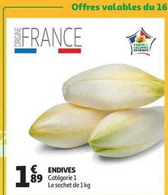 Auchan Endives offre