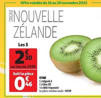 Auchan Kiwi offre