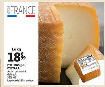 Auchan P'tit basque d'istara offre