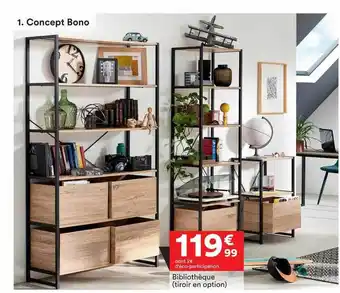 BUT Concept bono : bibliothèque offre