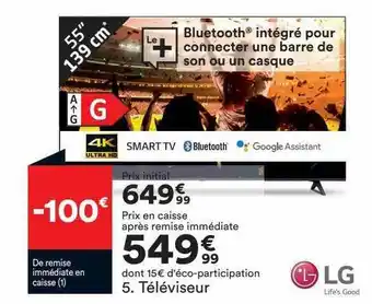 BUT Téléviseur lg 55 offre
