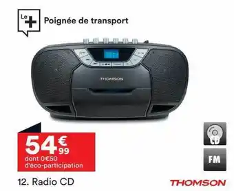 BUT Radio cd thomson offre