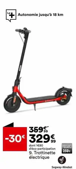Trottinette électrique segway-ninebot