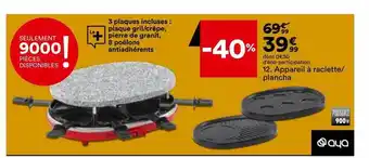 BUT Appareil à raclette-plancha aya offre