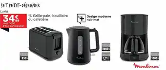 BUT Grille-pain, bouilloire ou cafetière moulinex offre