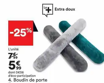 Boudin de porte