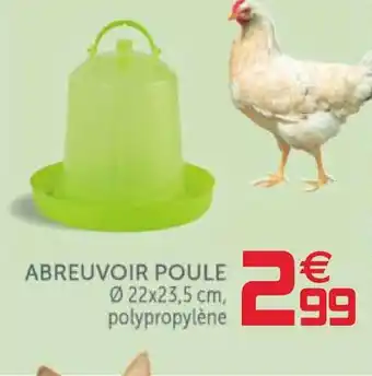 Abreuvoir Poule