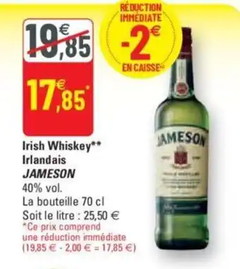 Irish Whiskey Irlandais Jameson