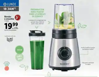 Lidl Blender à Smoothie Silver Crest offre