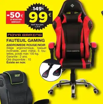 E.Leclerc Fauteuil Gaming offre