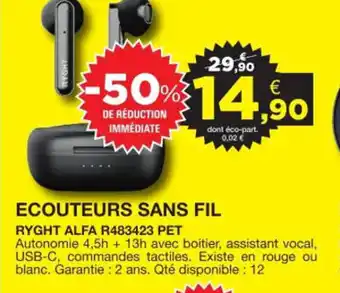 E.Leclerc Ecouteurs Sans Fil offre