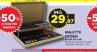 E.Leclerc Malette Dessin offre