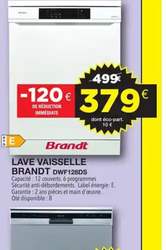 E.Leclerc Lave Vaisselle Brandt offre