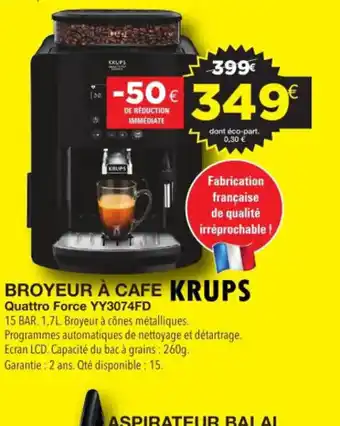 E.Leclerc Broyeur a Cafe krups offre
