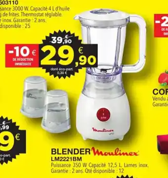 E.Leclerc Moulinex Blender offre
