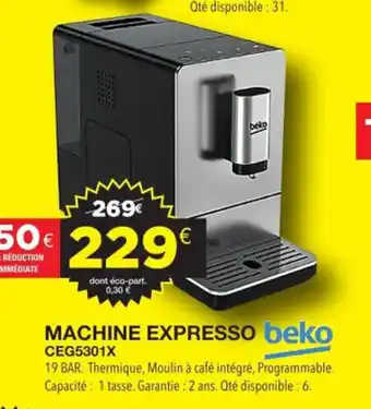 E.Leclerc Beko Machine Expresso offre
