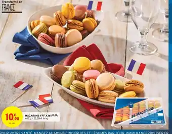 Intermarché Macarons FFF x36 offre