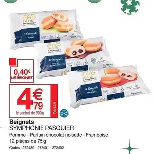 Beignets symphonie pasquier