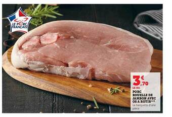 U Express Porc rouelle de jambon avec os à rôtir offre