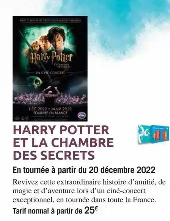 Harry potter et la chambre des secrets