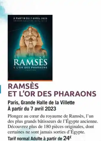 RamsĂšs et l'or des pharaons