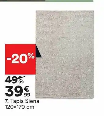 BUT Tapis siena 120x170 cm offre