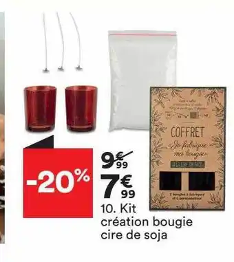 BUT Kit création bougie cire de soja offre