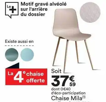 BUT Chaise mila offre