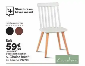 BUT Chaise inès zandiara offre