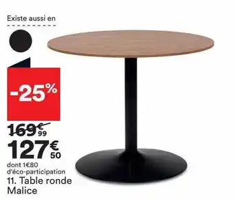 BUT Table ronde malice offre