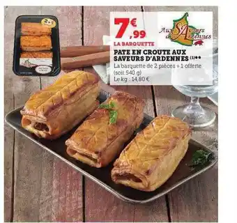 Hyper U Pâte en croûte aux saveurs d'ardennes offre