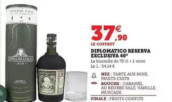 Diplomatico reserva exclusiva 40°