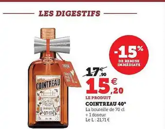 U Express Cointreau 40° offre
