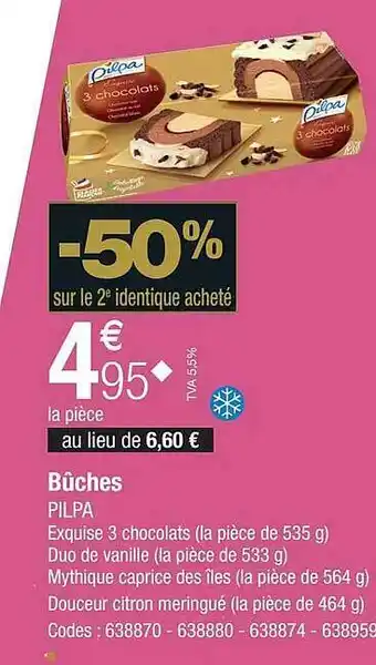 Bûches pilpa