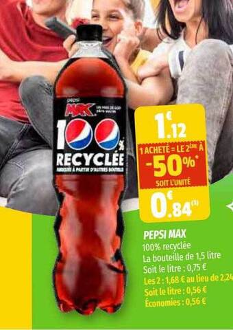 Coccinelle Express Pepsi max offre