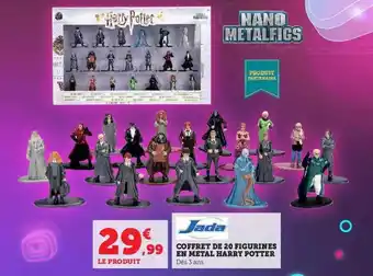Hyper U Coffret de 20 figurines en métal harry potter offre