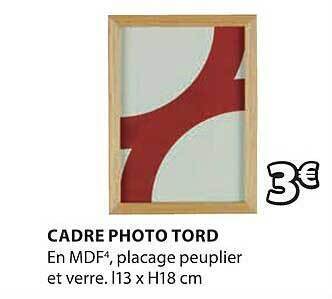 JYSK Cadre photo tord offre