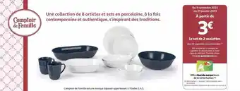 Auchan Le set de 2 assiettes offre