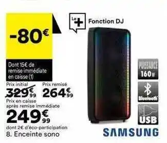 BUT Enceinte sono samsung offre