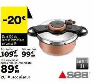 BUT Autocuiseur seb offre