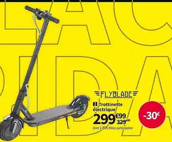 Conforama Trottinette électrique flyblade offre
