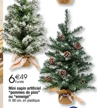 Cora x Carrefour Mini sapin artificiel offre