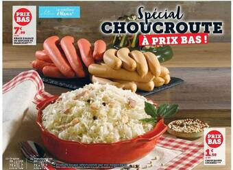 Hyper U Choucroute cuisinée offre