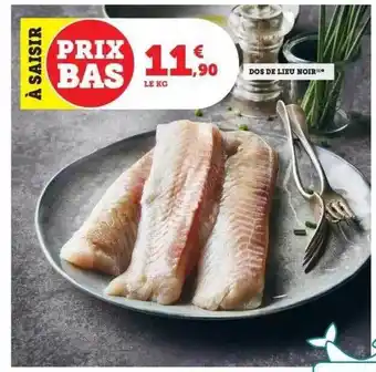 Hyper U Dos de lieu noir offre