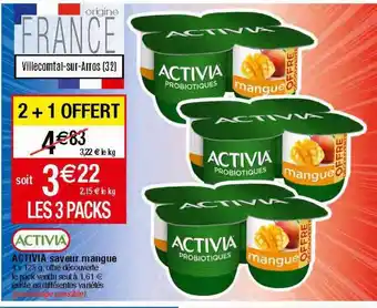 Migros Activia saveur mangue offre