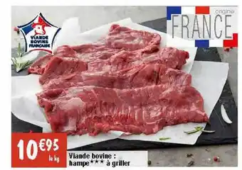 Migros Viande bovine : hampe***à griller offre