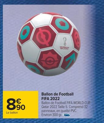 Carrefour Ballon de football fifa 2022 offre