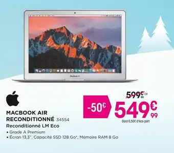 Apple macbook air reconditionné
